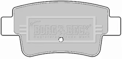 Тормозные колодки дисковые BORG&BECK BBP1946