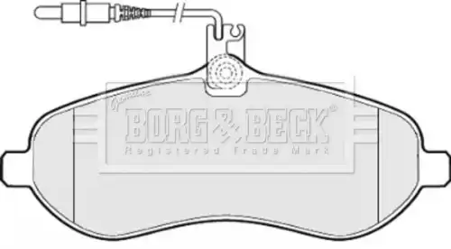 Тормозные колодки дисковые BORG&BECK BBP2030