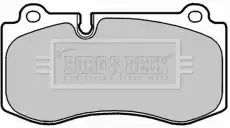 Тормозные колодки дисковые BORG&BECK BBP2036