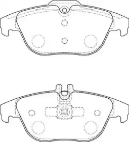 Тормозные колодки дисковые DURON DBP221980