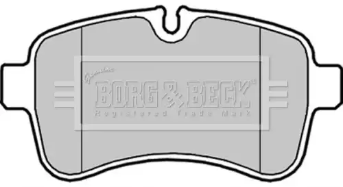 Тормозные колодки дисковые BORG&BECK BBP2034