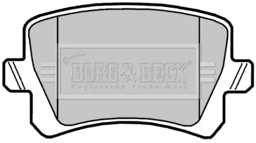 Тормозные колодки дисковые BORG&BECK BBP2044