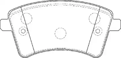 Тормозные колодки дисковые DURON DBP354185