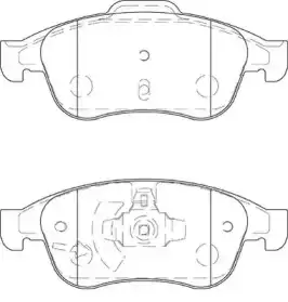 Тормозные колодки DBP354180 DURON