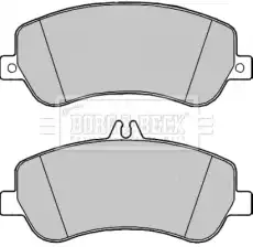 Тормозные колодки дисковые BORG&BECK BBP2210