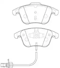 Тормозные колодки дисковые DURON DBP394045