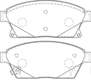 Тормозные колодки DBP254264 DURON
