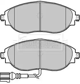 Тормозные колодки дисковые BORG&BECK BBP2339