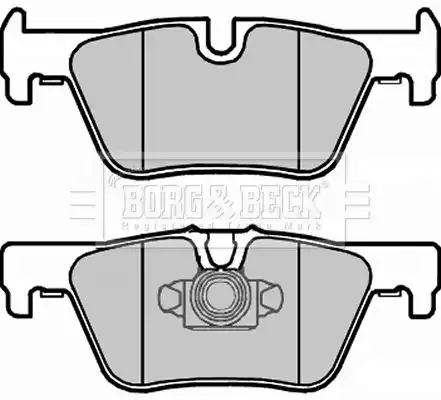 Тормозные колодки дисковые BORG&BECK BBP2335