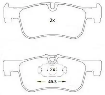 Тормозные колодки дисковые FREMAX FBP1882