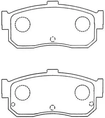 Тормозные колодки дисковые AISIN ASN249