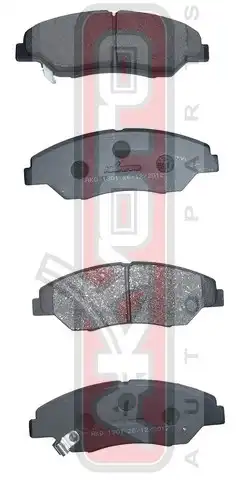 Тормозные колодки дисковые ASVA AKD1301