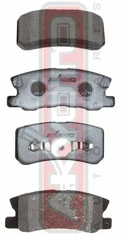 Тормозные колодки дисковые ASVA AKD3450