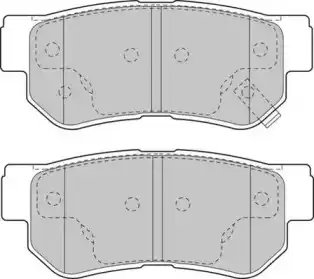 Тормозные колодки DBP271606 DURON