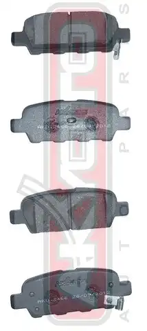 Тормозные колодки дисковые ASVA AKD2466