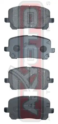 Тормозные колодки дисковые ASVA AKD1066