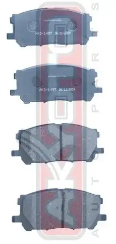 Тормозные колодки дисковые ASVA AKD1497