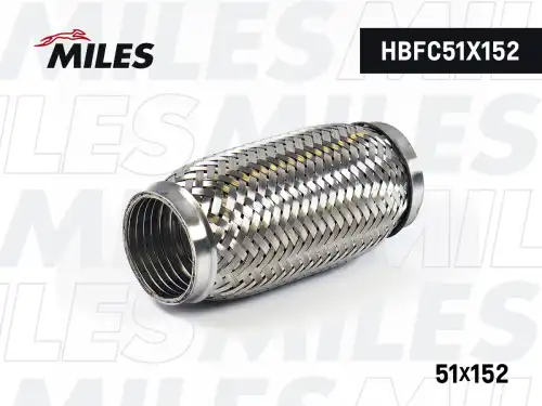 Гофра глушителя MILES HBFC51X152 L= d=