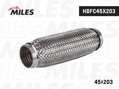 Гофра глушителя MILES HBFC45X203 L= d=