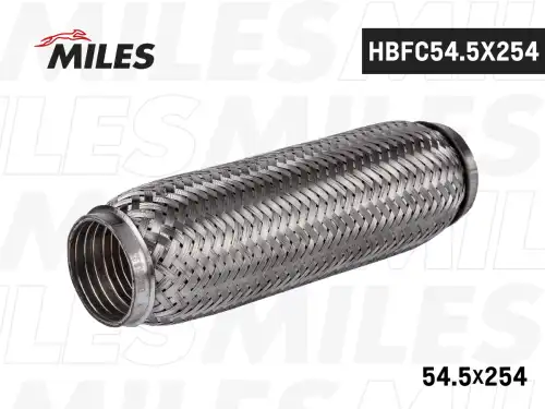 Гофра глушителя MILES HBFC54.5X254 L= d=
