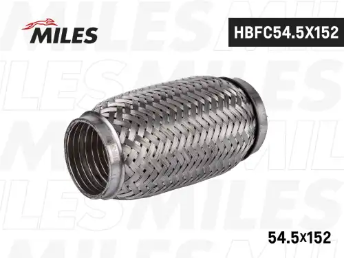 Гофра глушителя MILES HBFC54.5X152 L= d=