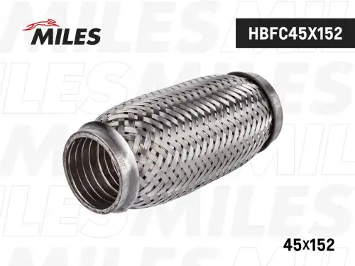 Гофра глушителя MILES HBFC45X152 L= d=
