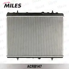 Радиатор системы охлаждения двигателя MILES ACRB147