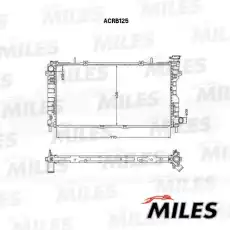 Радиатор системы охлаждения двигателя MILES ACRB125