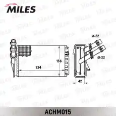 Радиатор отопителя MILES ACHM015