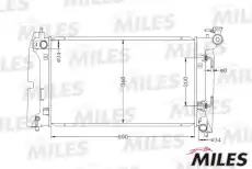 Радиатор системы охлаждения двигателя MILES ACRB105
