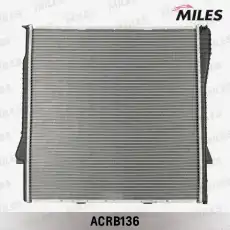 Радиатор системы охлаждения двигателя MILES ACRB136