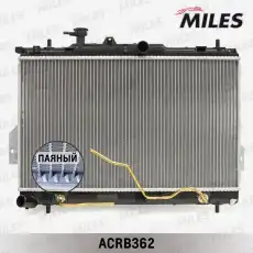 Радиатор системы охлаждения двигателя MILES ACRB362