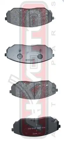 Тормозные колодки дисковые ASVA AKD1300