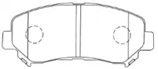 Тормозные колодки B1N094 AISIN