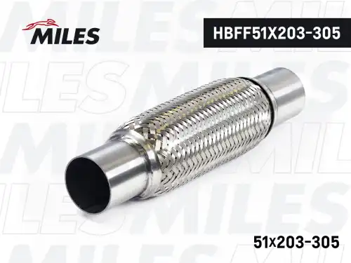 Гофра глушителя MILES HBFF51X203-305 L= d=