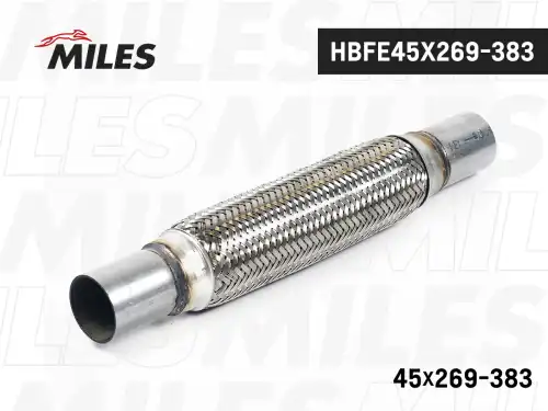 Гофра глушителя MILES HBFE45X269-383 L= d=