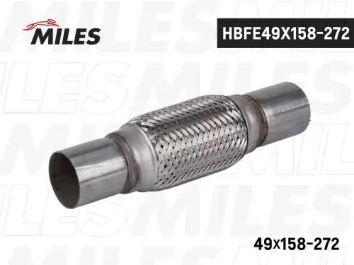 Гофра глушителя MILES HBFE49X158-272 L= d=