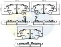 Тормозные колодки дисковые COMLINE CBP32161
