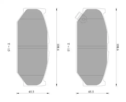 Тормозные колодки дисковые BOSCH 0 986 AB2 402