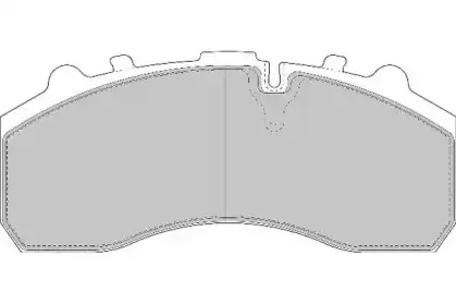 Тормозные колодки дисковые ABEX G6841