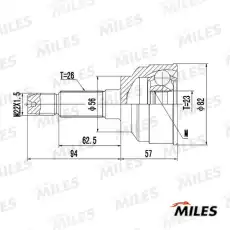 ШРУС наружный MILES GA20229