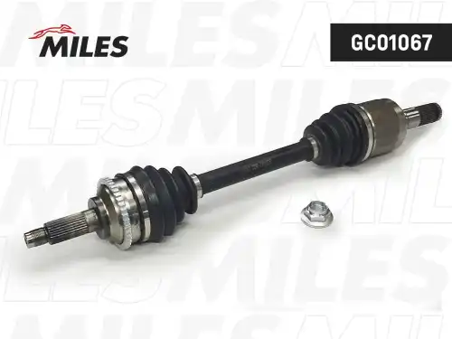GC01067 MILES Привод в сборе левый (ABS)