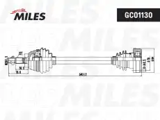 Вал приводной в сборе MILES GC01130