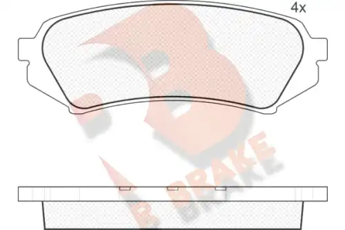 Дисковые тормозные колодки R BRAKE RB1734