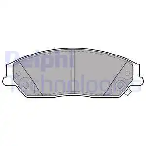 Тормозные колодки дисковые DELPHI LP2714
