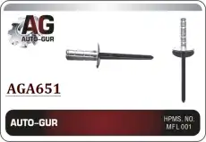  КЛИПСА КРЕПЕЖНАЯ AGA651 AUTO-GUR