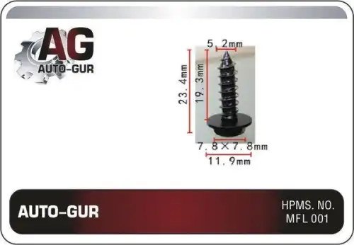 КЛИПСА КРЕПЕЖНАЯ AGA852 AUTO-GUR