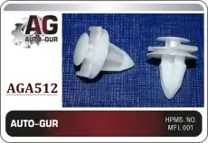  КЛИПСА КРЕПЕЖНАЯ AGA512 AUTO-GUR
