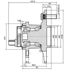 Ступица ZIKMAR Z89569R