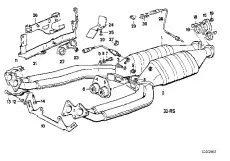 Лямбда-зонд !L=520MM \BMW 7' E32, 8' E31 11 78 1 733 628